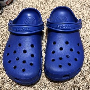 Blue Crocs